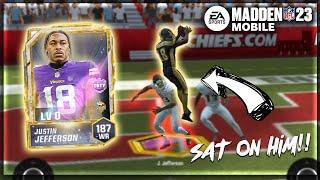 TOTY JJETS SAT ON HIS BACK FOR THE TD!! MADDEN MOBILE 23 TOTY KELCE & JJETS GAMEPLAY!!