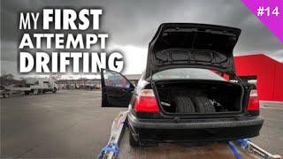 Ep14 -MY FIRST TIME! Learning to drift my BMW E46