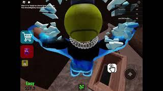 Playing Police girl prison obby in roblox