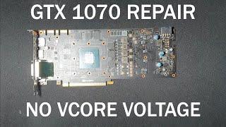 Nvidia GTX 1070 Board Repair (No EN for Vcore)