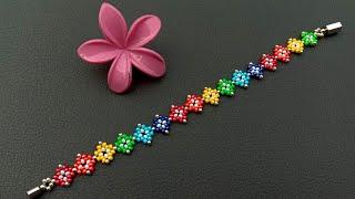 Easy Seed Bead Jewelry Making Tutorials//Bracelet//Handmade Jewelry// Useful & Easy