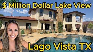 Luxurious Mediterranean Style Home with Pool and Lake Travis  Views | 4 beds, 4 baths