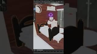 Interior in blender power #blender #blendertutorial #modeling