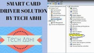 Smart Card driver solution? fix by Tech Abhi