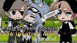  making alpha jealous and ignoring him for 24 hours ️ ||GACHA LIFE PRANK|| Q N A #prankwars