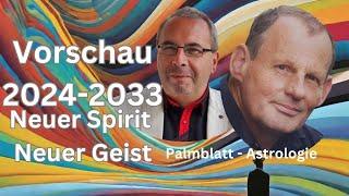 Neuer Spirit - Wann endet der Übergang Was entsteht. Palmblatt u. Astrologie  Antwort 2024/2033