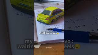 it's exam time my friends  #papercraft #lavahicrafts #automobile