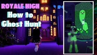 New Halloween update is out How to Ghost Hunt | ROYALE HIGH