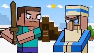 Snow Village & Cartographer | Block Squad (Minecraft Animation)