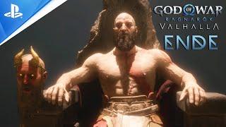 Das ENDE von GOD OF WAR VALHALLA || GOD OF WAR RAGNARÖK || DLC KAMPF Credit Scene Gameplay DEUTSCH