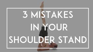 Shoulder Stand Sarvangasana Mistakes