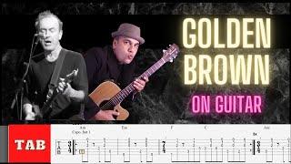 Golden Brown (with TAB) The Stranglers guitar cover - Fingerstyle