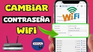  How to Change your WIFI Password from your Mobile Phone 2024