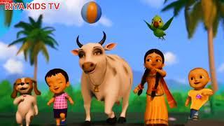 Gaiya Meri Aati Hai | Hindi Rhymes collection for Children | RIYA KIDS TV