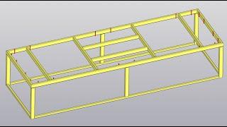 Компас 3D Металлоконструкции. Построение каркаса