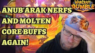 Anub'arak NERFED and MOLTEN CORE BUFFED Again - Warcraft Rumble