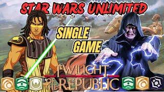 TWILIGHT OF THE REPUBLIC | QUINLAN VOS Command v EMPEROR PALPATINE Cunning | SINGLE GAME - SWU