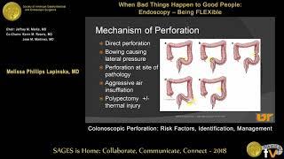 Colonoscopic perforation: Risk factors, identification, management