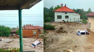 Heavy rains caused Flood disaster in Karavelovo, Plovdiv! Bulgaria ! - Каравелово Пловдив Потоп