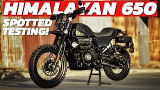 Royal Enfield Himalayan 650 Spied Shots Leaked!