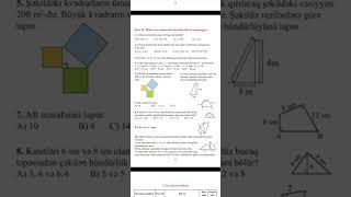 8-ci sinif Riyaziyyat KSQ 2(cavabları ilə)