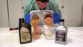 Castrol Edge Euro car vs AMSOIL European Classic 5W-40 Cold Flow Challenge