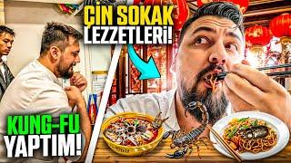 ÇİN SOKAK LEZZETLERİ! KUNG-FU YAPTIM!