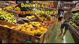 [4K] Down To Earth Organic & Natural at King St in Honolulu, Oahu, Hawaii