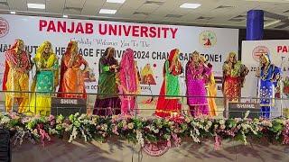 Best Giddha2024/panjab university Chandigarh/Choreography by Arvinderjit sonu/youth festival 2024