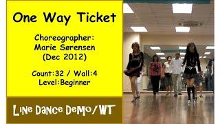 (Line Dance) One Way Ticket - Marie Sørensen