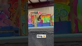 Trampoline wardrobe malfunction 