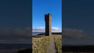 Incredible Views Lund's Tower The Salt & Pepper Pots Cowling Keighley North Yorkshire UK England 