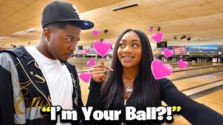 Larry King Meets His Bowling Ball
