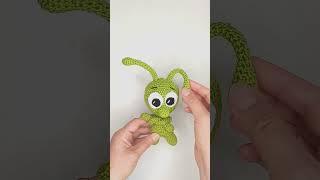 Cheerful Crochet Alien // Веселый Инопланетянин крючком #crochet #handmade #вязание #amigurumi