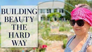 TRANSFORMING MY FRENCH-STYLE GARDEN: Wattle Fence, Pea Gravel & Woodland Work | EVERYDAY CHATEAU