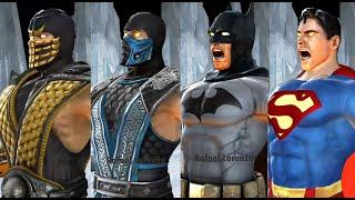 Mortal Kombat vs DC Universe ALL Skins in Victory Poses MK vs DC HD 1080p 60fps