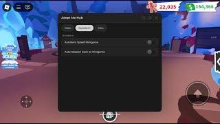 Roblox Adopt Me Winter 2024 minigame autofarm script and more