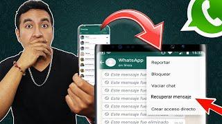 Como RECUPERAR conversaciones BORRADAS de WhatsApp 2024 Tutorial para recuperar Chats ELIMINADOS 