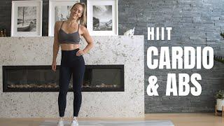 No Jumping // HIIT Cardio + Abs Workout