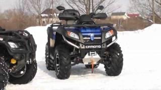 Cfmoto CF-800-2 X8 EFI vs Brp Can-am Outlander 800R MAX XT. (Atvarmor тесты).