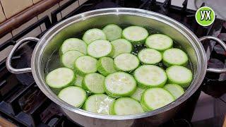 Zucchini masterpiece! Just boiled, sliced and mixed it all up!