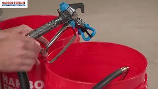 Harbor Freight Avanti Airless Paint Sprayer: Set up