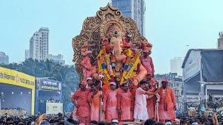 Unforgettable Memories of Lalbaugcha Raja Visarjan 2023 at Girgaon Chowpatty | Mumbai Attractions