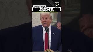 “We’ll find out in two weeks,” President Trump taunts Russian President Putin over the Ukrainian war