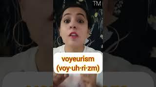what is voyeurism #wordoftheday #shorts #chandigarh