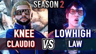 T8  KNEE (Claudio) vs LOWHIGH (Law)  Tekken 8 High Level Gameplay