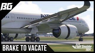 iniBuilds Airbus A350 "Brake to Vacate" Tutorial