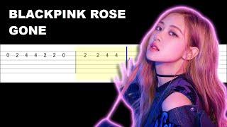 Blackpink Rose' - Gone (Easy Guitar Tabs Tutorial)