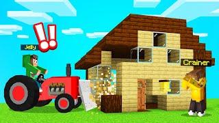 I Got TROLLED So I DESTROYED My FRIENDS HOUSE! (Minecraft)