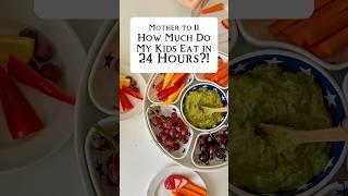 Mother to 11: What My Kids Eat in a Day (24 Hours!) #shorts #healthyeating #snacks